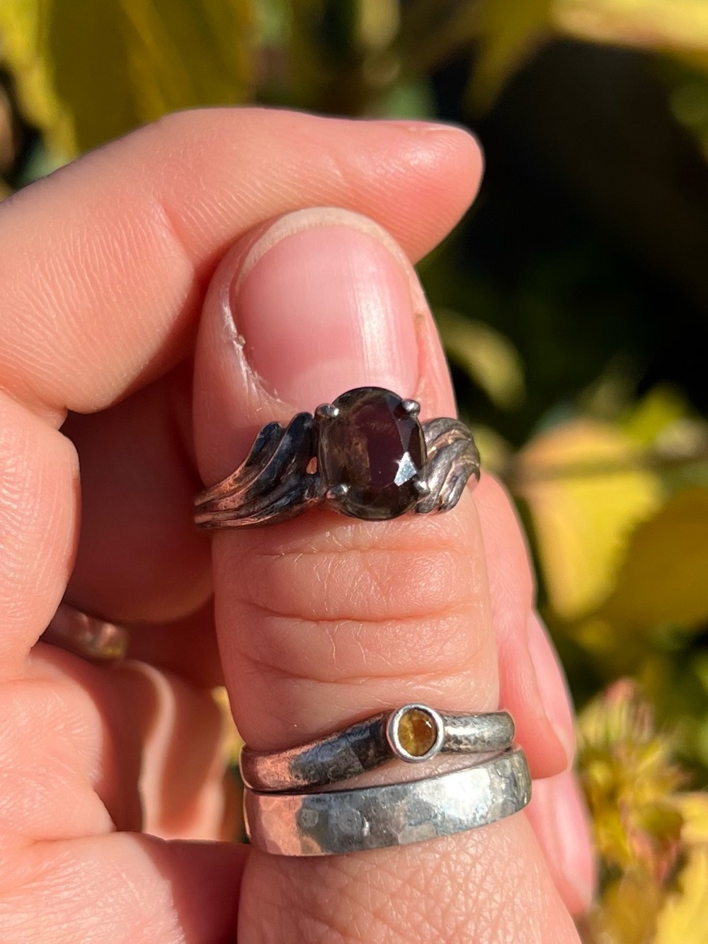 Sterling Silver Smoky Quartz Ring